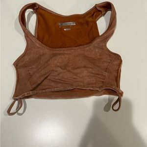 Forever 21 rust colored crop top